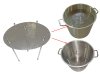 Maischesieb / Aromasieb / Kolonnenboden aus Edelstahl, höhenverstellbar, für Destilliertopf Ø 45 cm (Bild für) Maischesieb / Aromasieb / Kolonnenboden aus Edelstahl, höhenverstellbar, für Destilliertopf Ø 45 cm