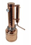 "CopperGarden" Destille EASY MOONSHINE XXL 2 Liter mit Thermometer - neues Modell 2020
